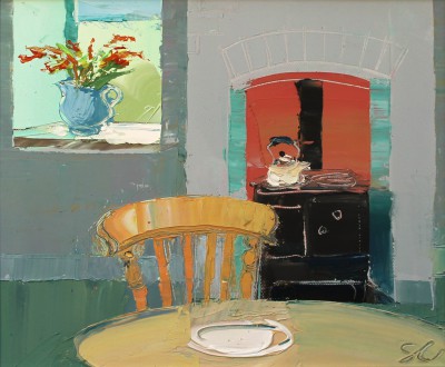 British Artist SARAH CARVELL - Kettle's Boiling